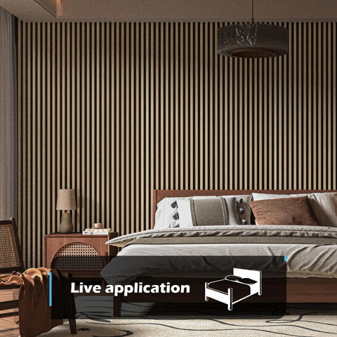 Art3d acoustic panel texture detail highlights dense material for improved acoustics