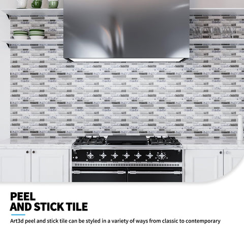Art3d ideas for kitchen island backsplash and bedroom wall accents