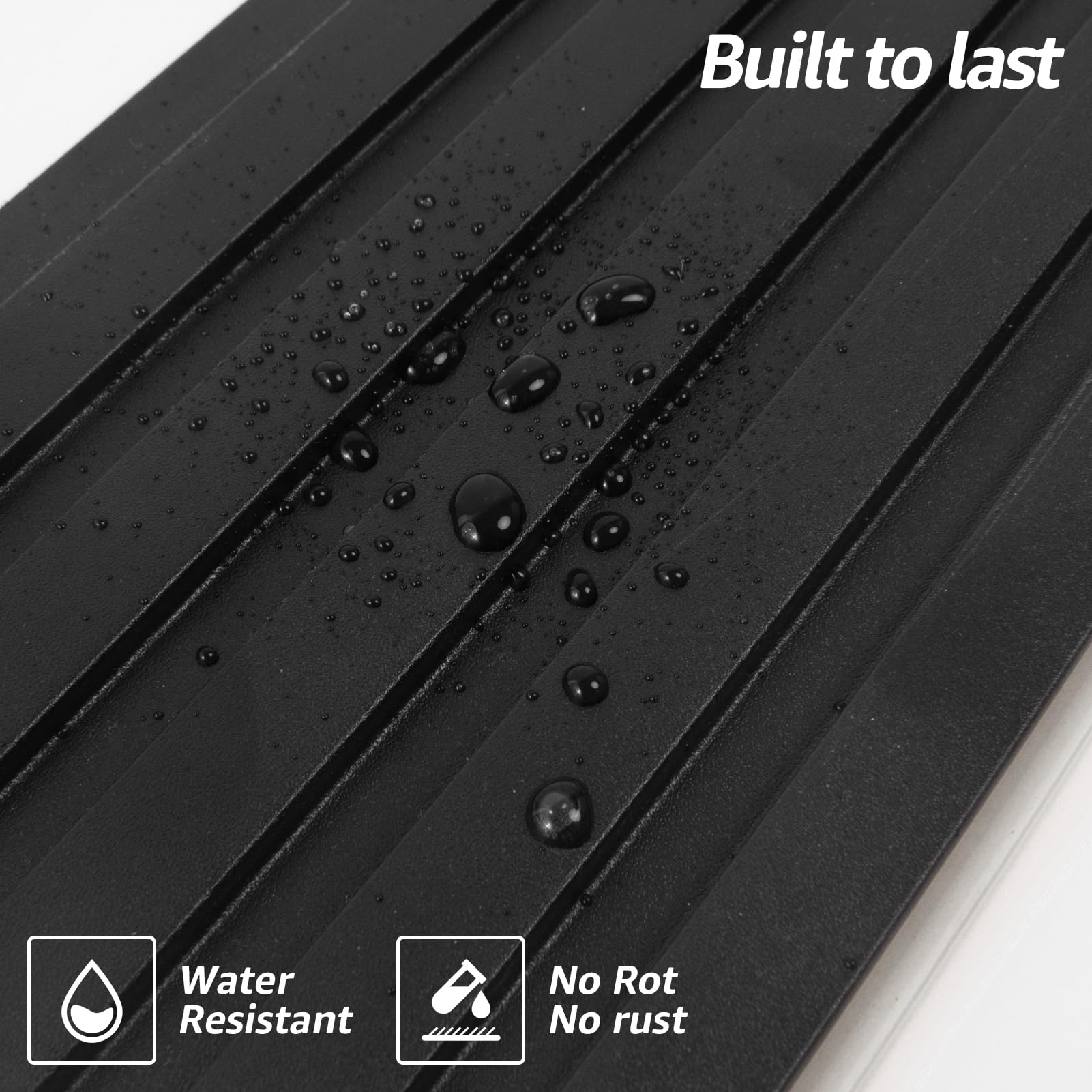 Art3d bamboo fiber WPC remains durable and moisture resistant.