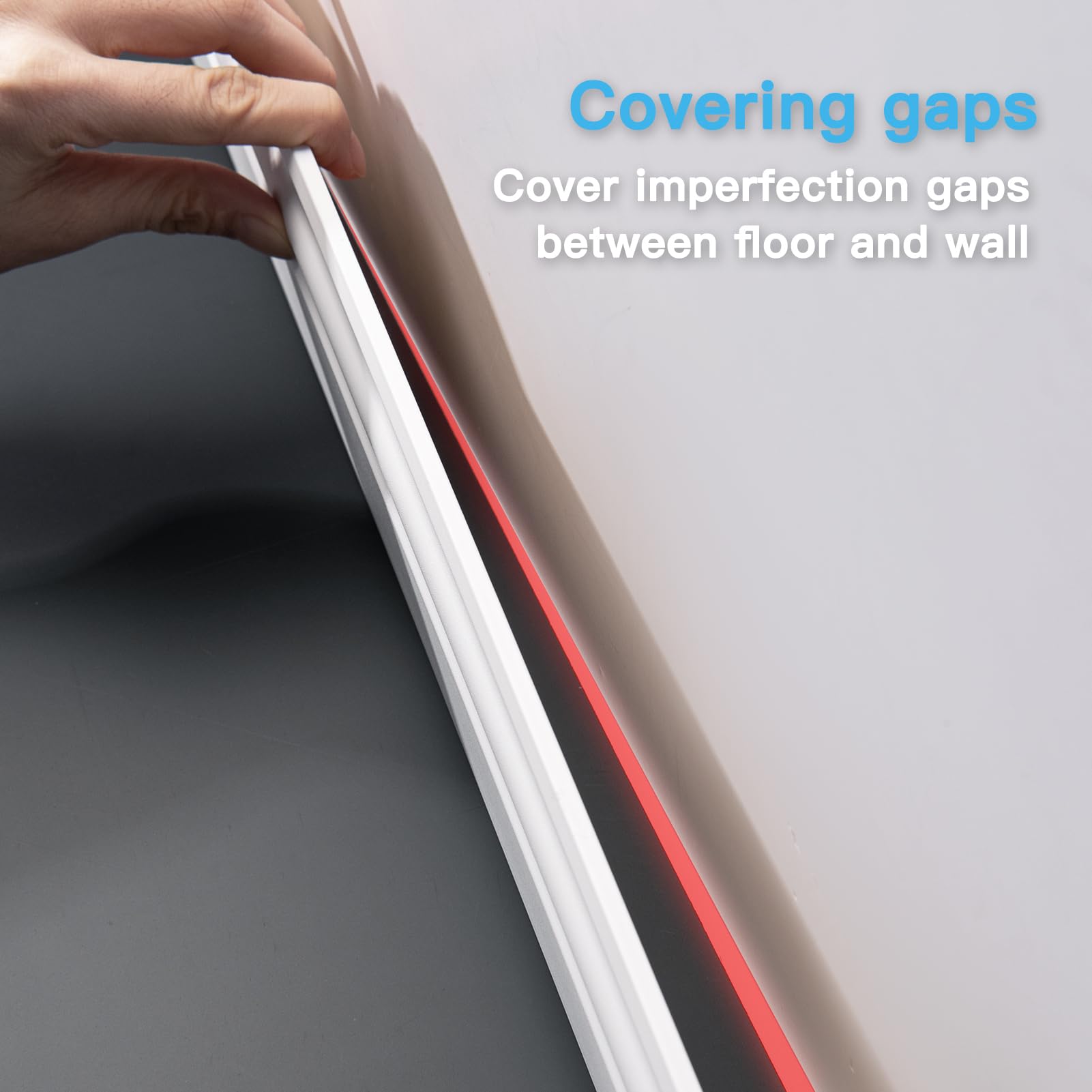 Art3d baseboard molding surface is easy to repaint and refresh.