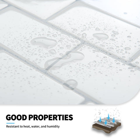 Art3d bathroom moisture-resistance demonstration for damp areas.