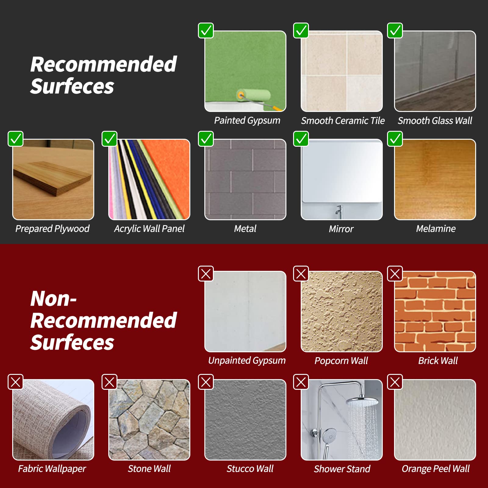 Art3d easy-clean surface test with wipe-friendly finish.