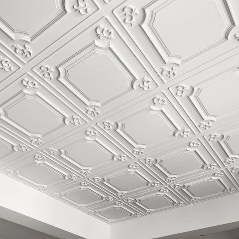 Art3d drop ceiling tiles 24x24 white 12-pack, easy grid installation for ceilings