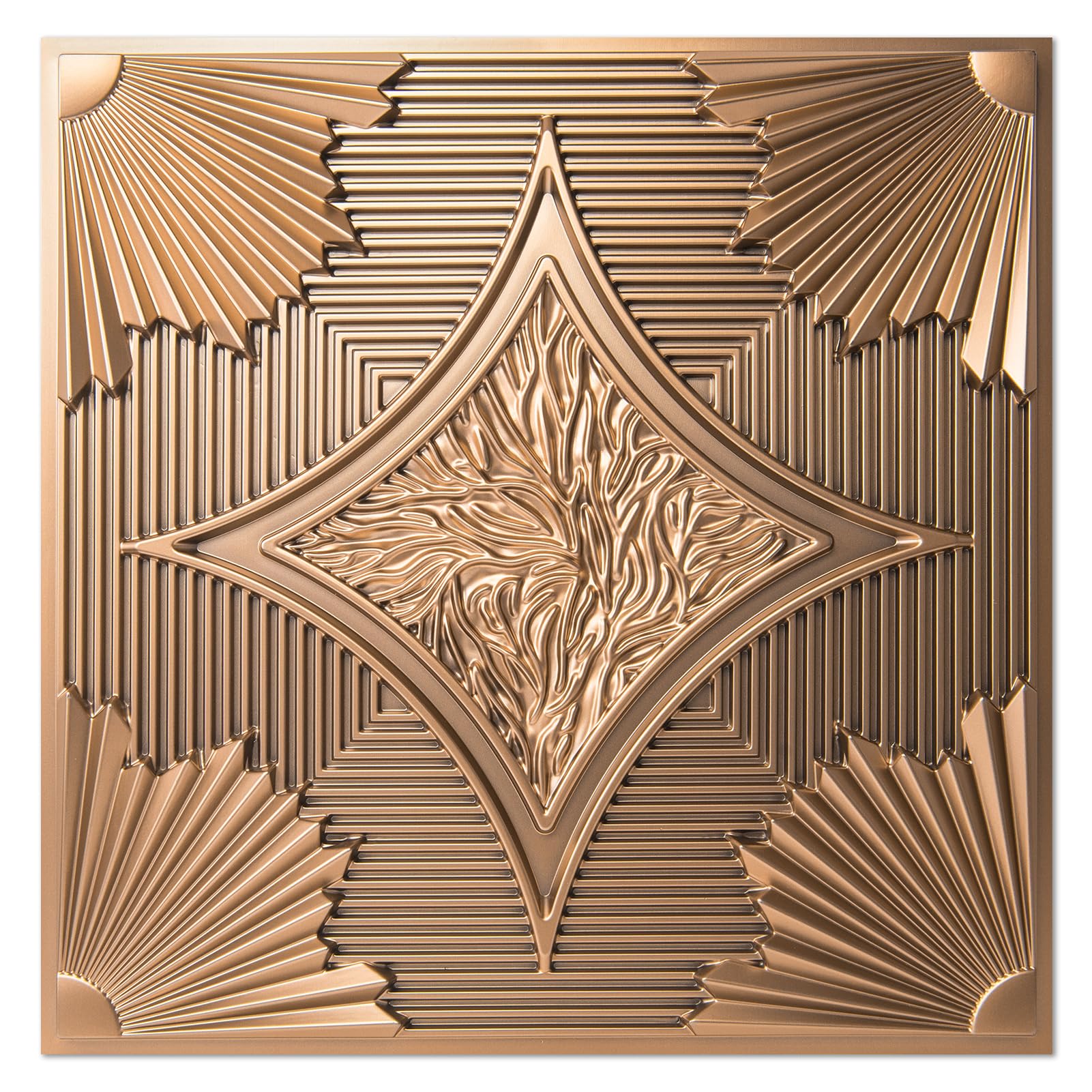 Art3d drop ceiling tiles bronze 24x24, durable and stylish ceiling upgrade