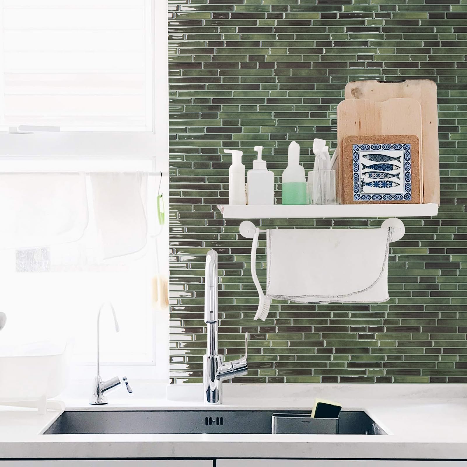 Art3d tiles are simple to clean and maintain over time