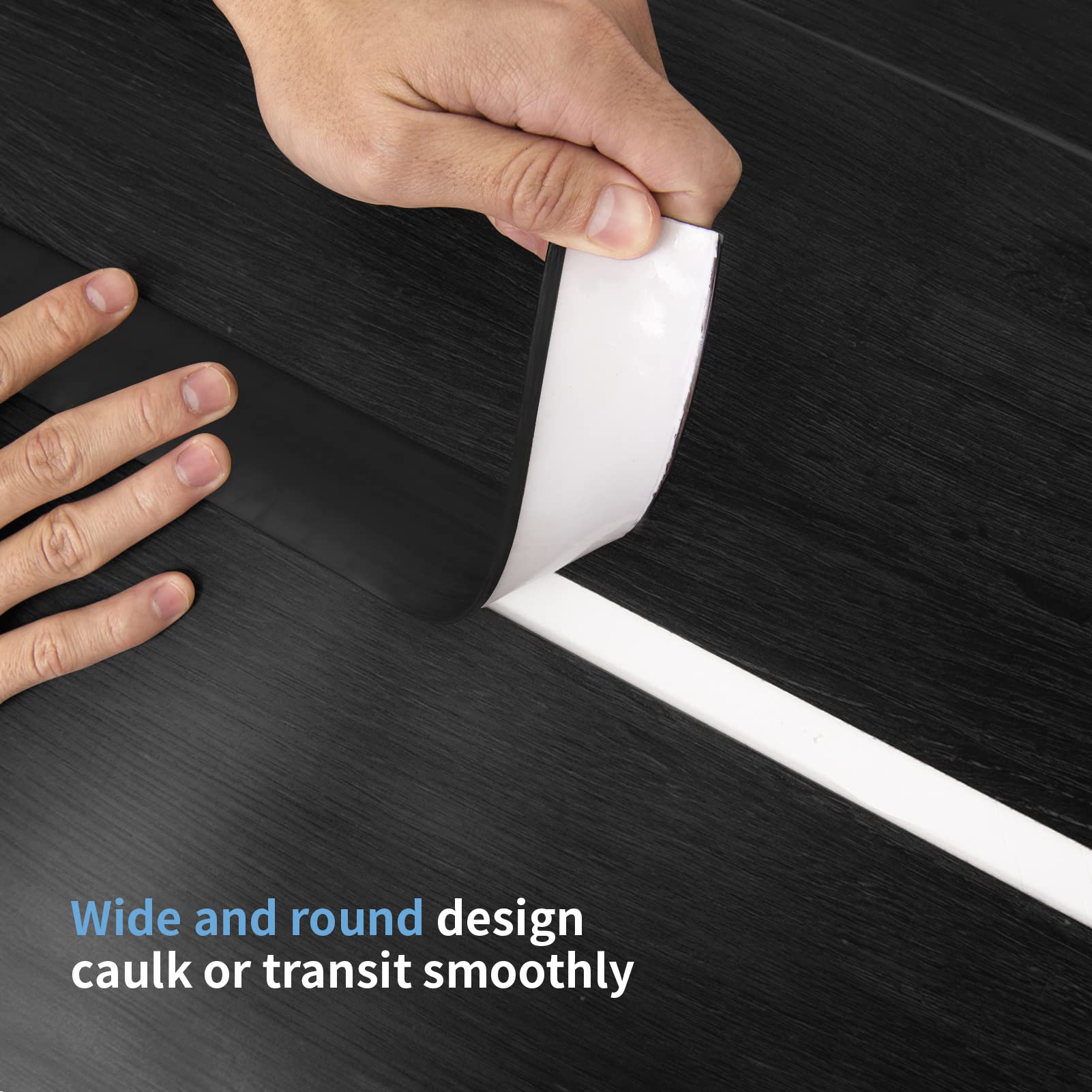 Art3d easy-install transition strip simplifies setup on dry floors