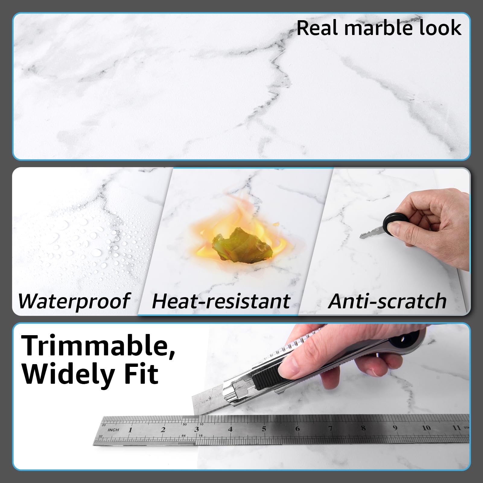 Art3d easy-install peel-back tiles simplify upgrades without adhesives.