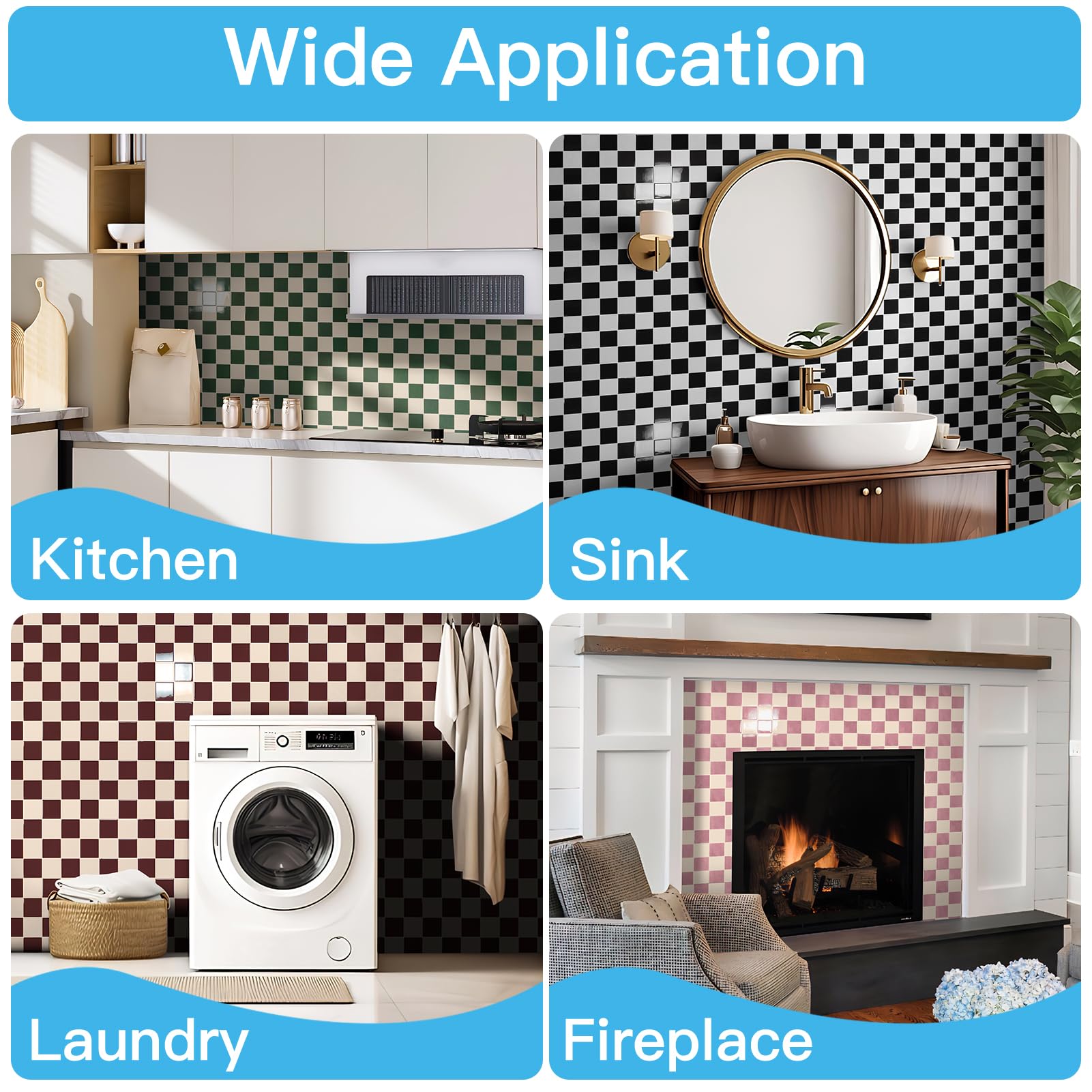 Art3d easy-install tile for quick, mess-free updates.