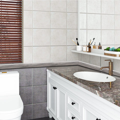 Art3d easy-peel-and-stick strip gray simplifies quick renovations