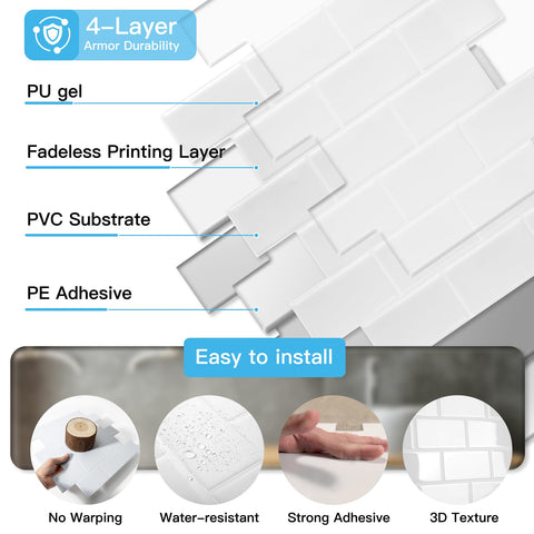 Art3d epoxy-smell-free backing reduces odors during setup