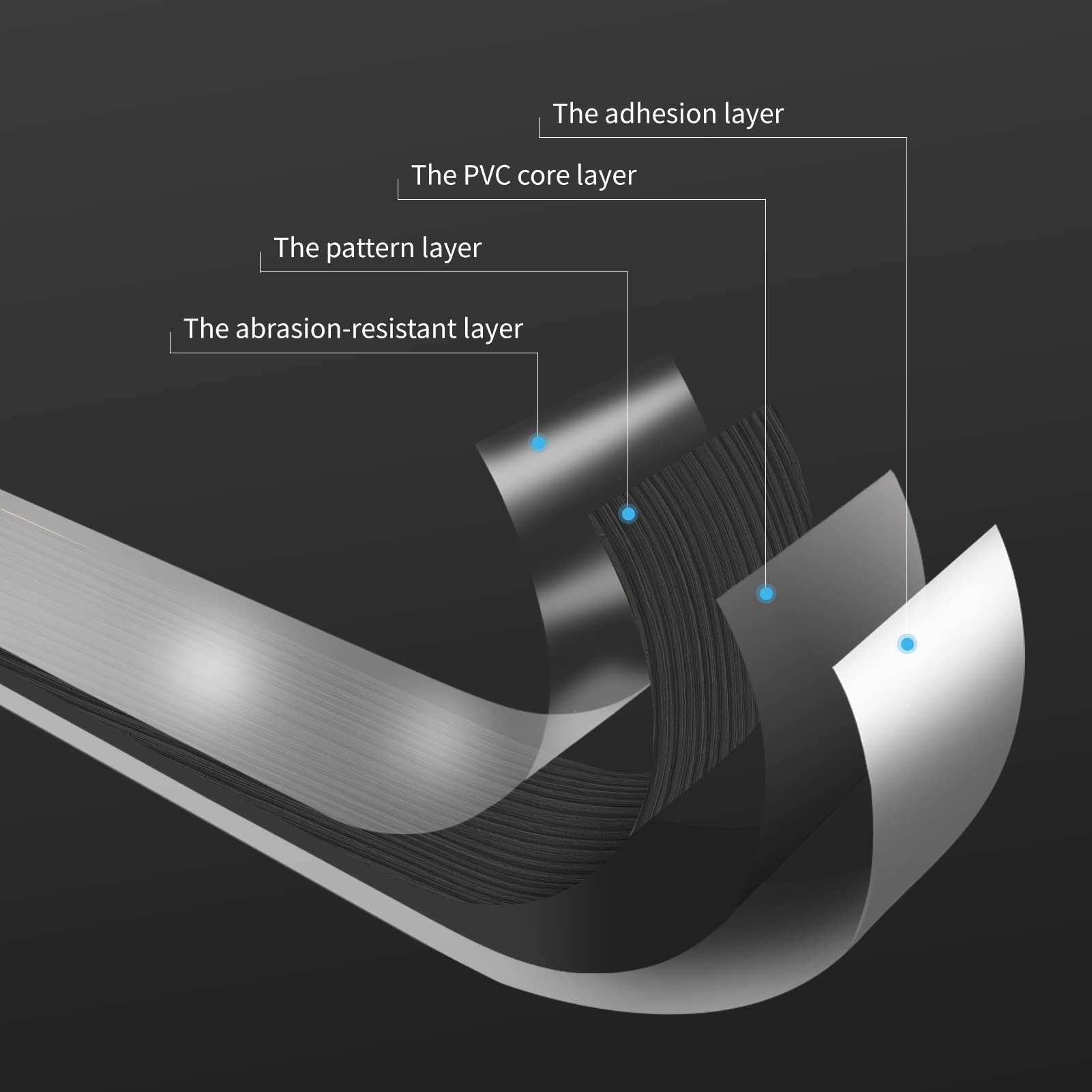 Art3d peel-and-stick system enables fast DIY installation.