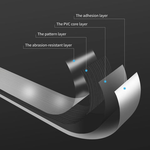 Art3d peel-and-stick system enables fast DIY installation.