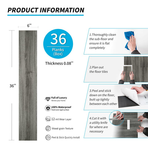 Art3d deep gray tile resists wear and scratches in busy spaces