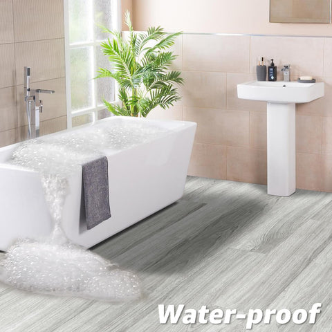 Art3d fire-resistant LVT tile adds safer features to living rooms and kitchens.