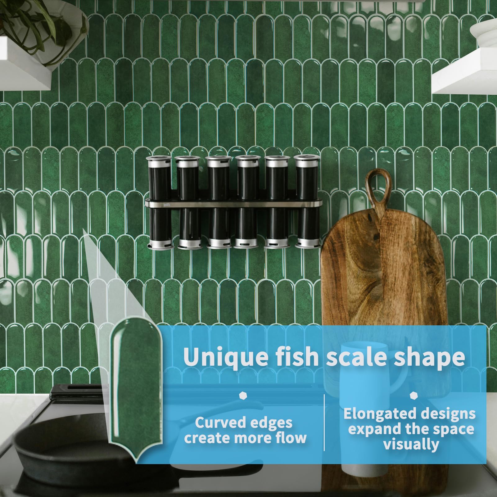 Art3d green marble vinyl backsplash in bathroom scene highlighting moisture-resistant finish.