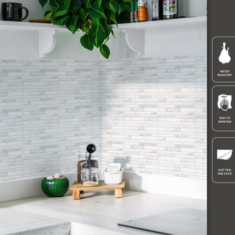 Art3d heat and moisture resistant surface suitable for busy spaces