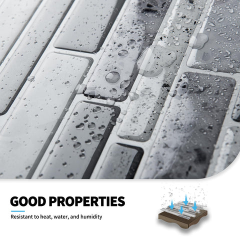 Art3d humidity-resistant tiles suitable for kitchen and bath areas