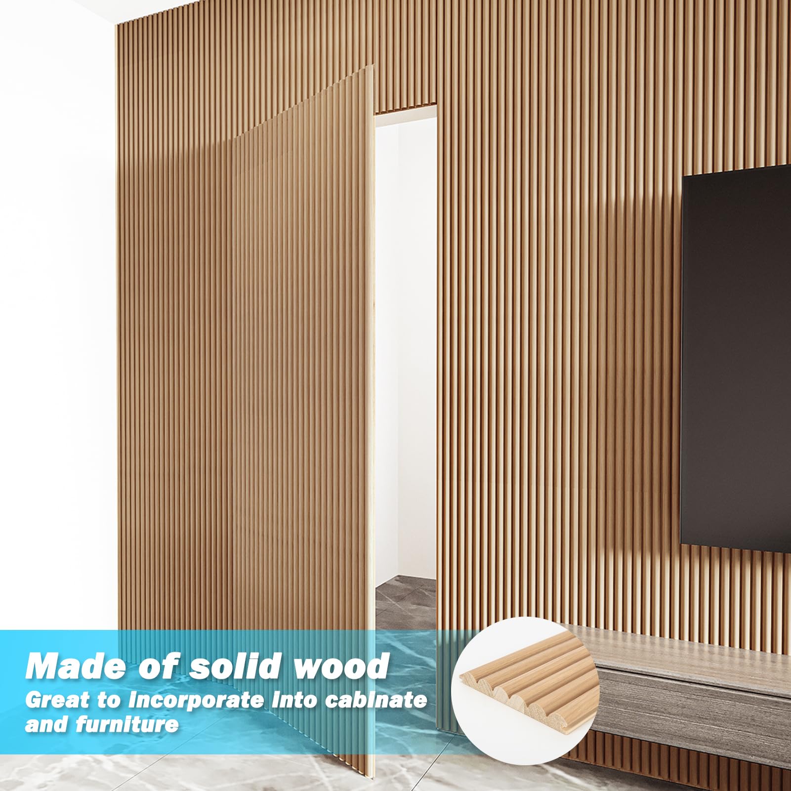 Art3d installation kit with metal clips and screws for quick setup