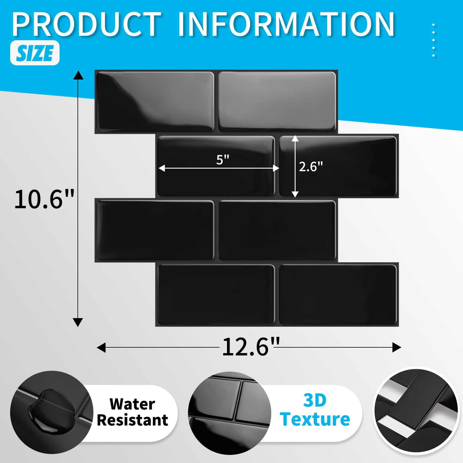 Art3d interlocking system closeup emphasizes seamless grid alignment.