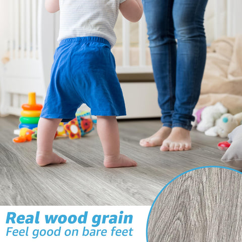 Art3d kitchen-living-office LVT tiles provide durable, stylish flooring across rooms.