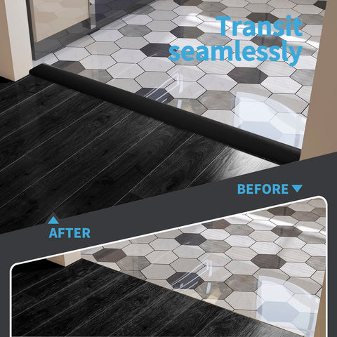 Art3d laminate floor joiner strip creates tidy floor transitions