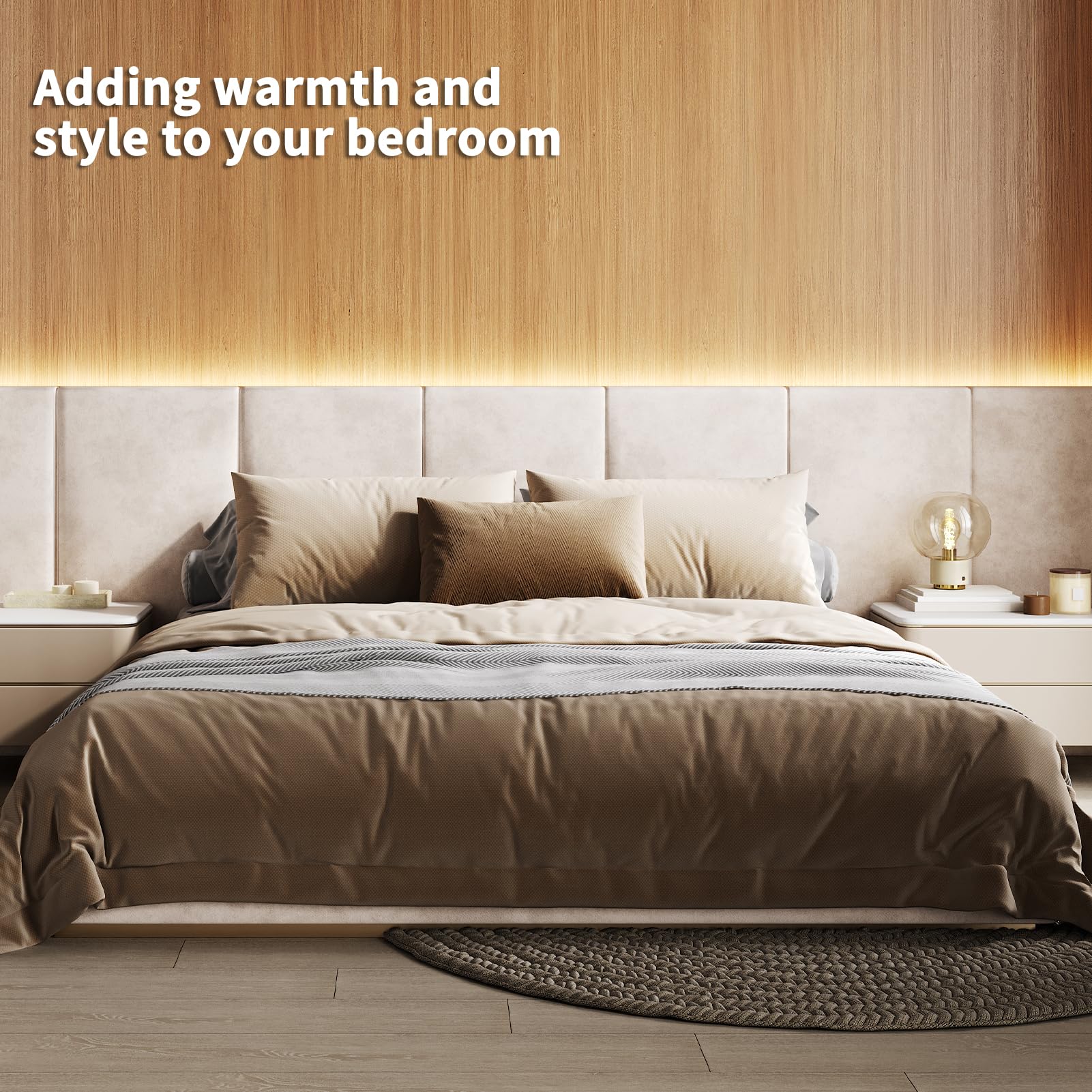 Art3d LED recessed light bar 40in creates extended glow for larger panels.