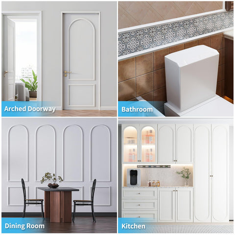Art3d frame border for mirrors and windows defines edges