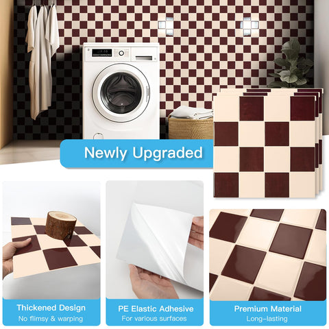 Art3d minimalist kitchen tile design adds chic contemporary vibe.