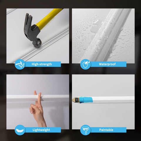 Art3d moisture-resistant finish helps maintain a pristine look over time.