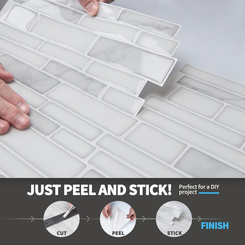 Art3d no grout, no mess design for easy maintenance