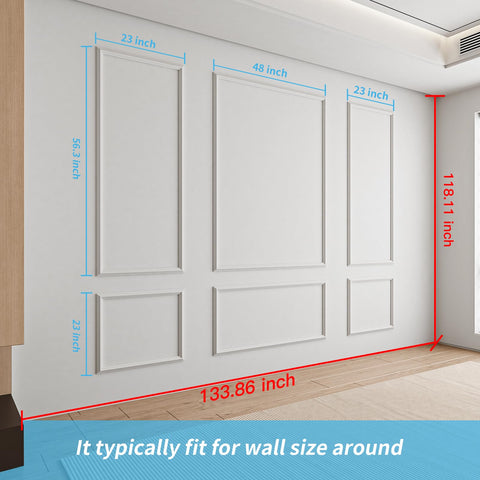 Art3d paint-ready polystyrene surface accepts paint for customization.