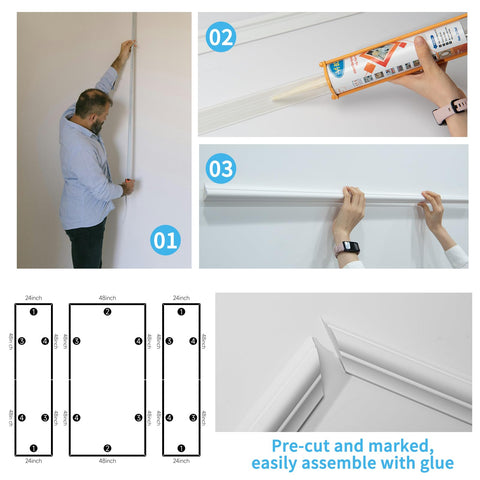 Art3d paint-ready surface is ideal for color customization.