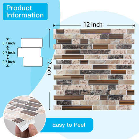 Art3d peel-and-stick backing enables smooth, tool-free installation.