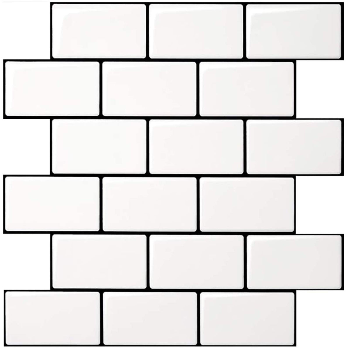 Art3d peel and stick white subway tiles for a quick kitchen upgrade