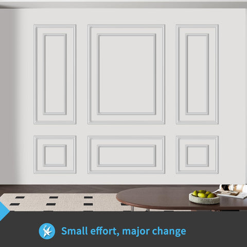 Art3d bilinear frame 3: ready-to-install trim that enhances hallways with clean lines