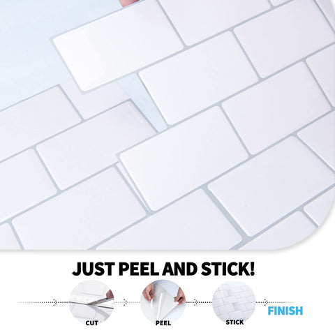 Art3d premium 12x12 tile on wall—versatile for updates and accents.