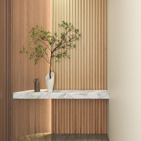 Art3d PVC-wrapped wood panel for durable, easy cleaning surfaces