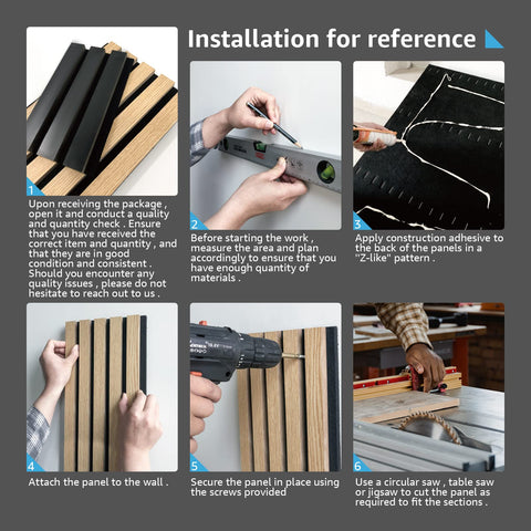 Art3d ready-to-install panels mounted on wall