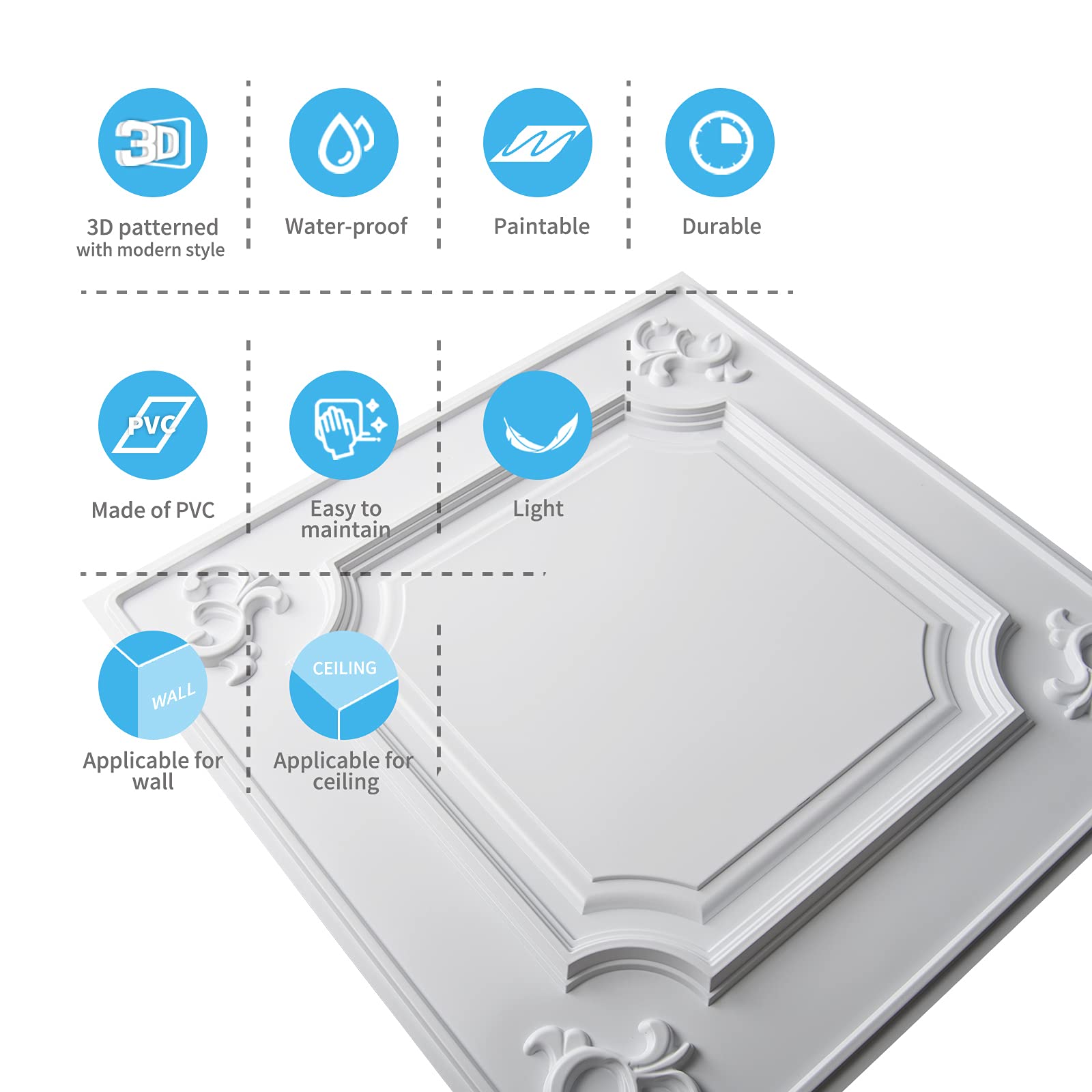 Art3d recyclable PVC tiles support sustainable upgrades