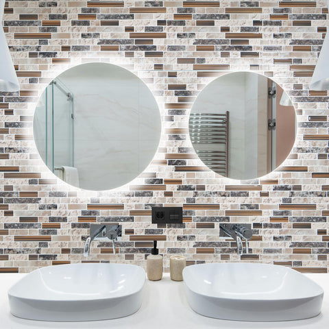 Art3d sandstone detail highlights premium texture and secure adhesion.