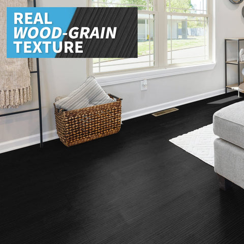 Art3d scratch and abrasion resistant flooring handles high traffic.