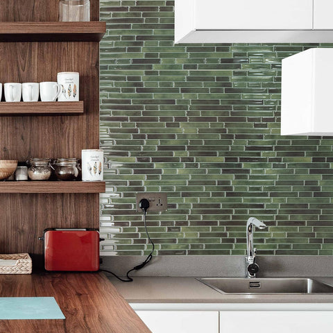 Art3d seamless backsplash tile delivers grout-free, smooth wall finish