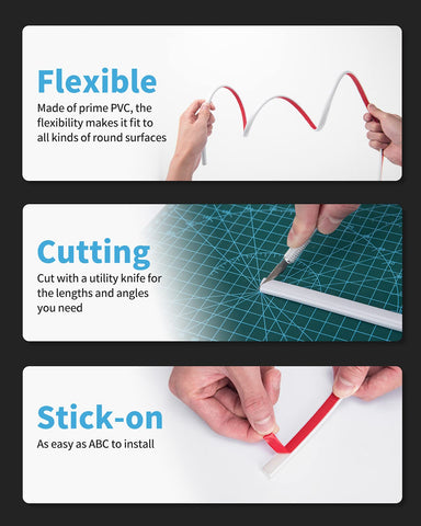 Art3d self-adhesive liner sticks without mess.