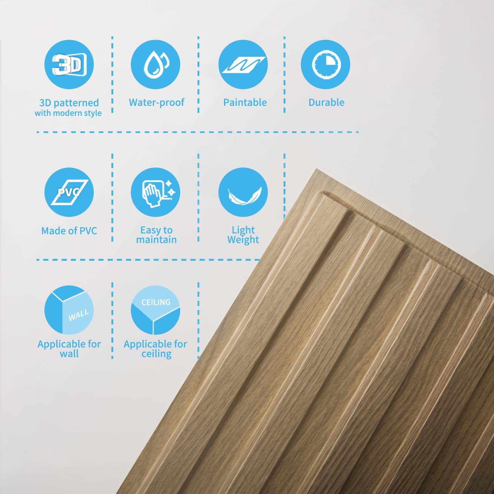 Art3d 12-pack slat panels—packaged 24x48 inches each for fast room makeover.