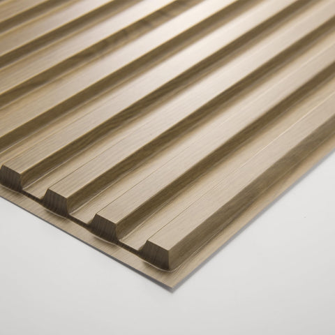 Art3d PVC wall panel walnut tone—waterproof and paintable, ideal for bathrooms.