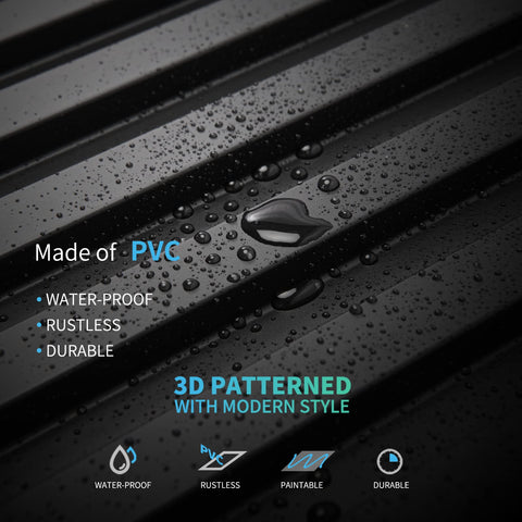 Art3d slat wall panel uses adhesive installation for quick setup