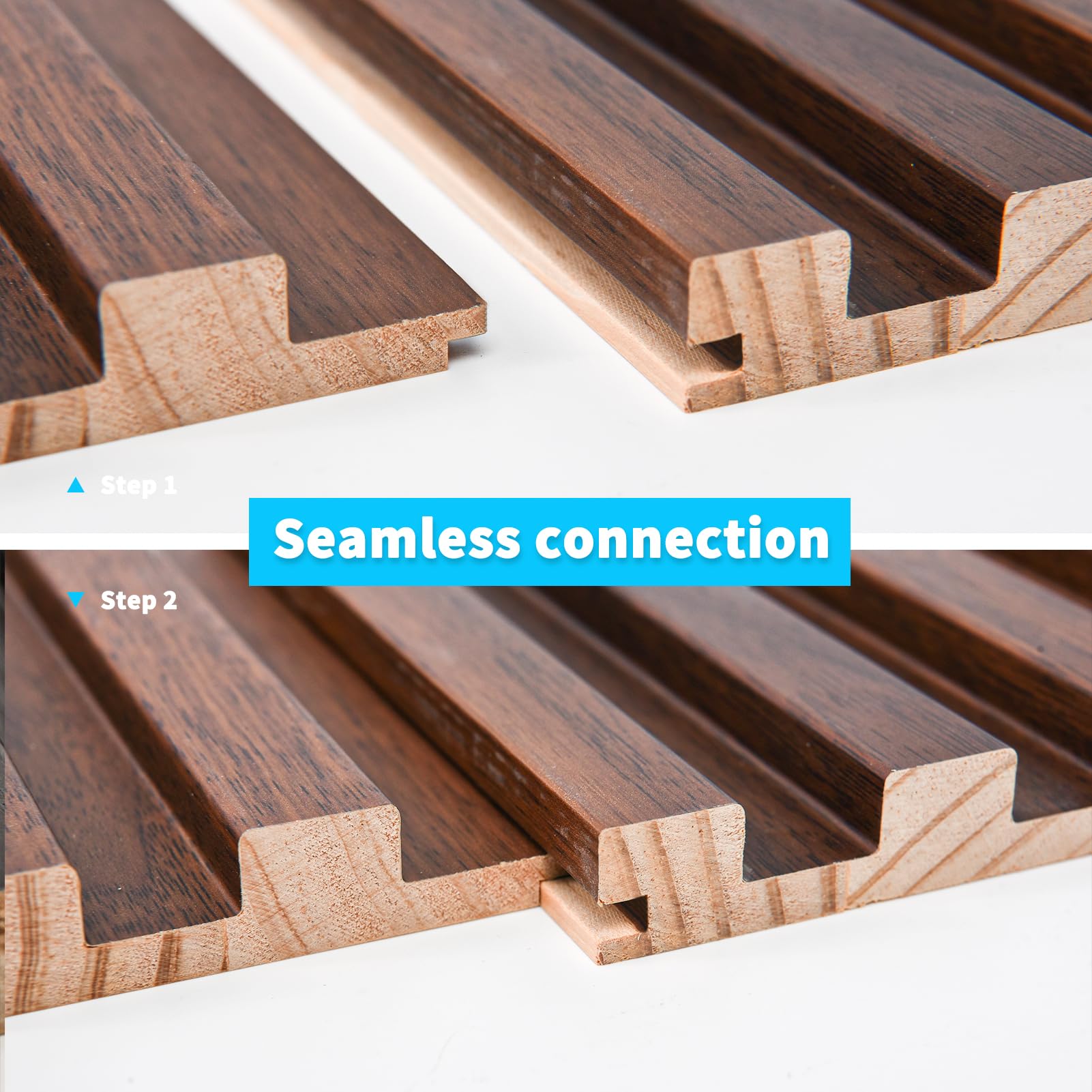 Art3d slat wood paneling install-ready look for walls and ceilings.