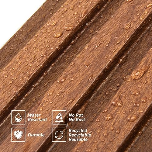 Art3d teak slat panels enhance ceilings with a contemporary vibe