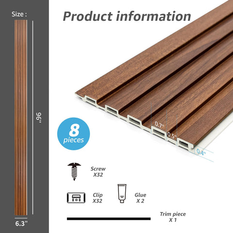 Art3d WPC slat panels offer durable use in commercial spaces