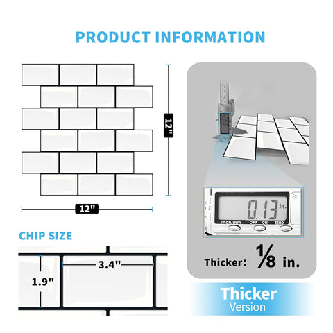 Art3d strong adhesive backing ensures firm attachment on smooth walls